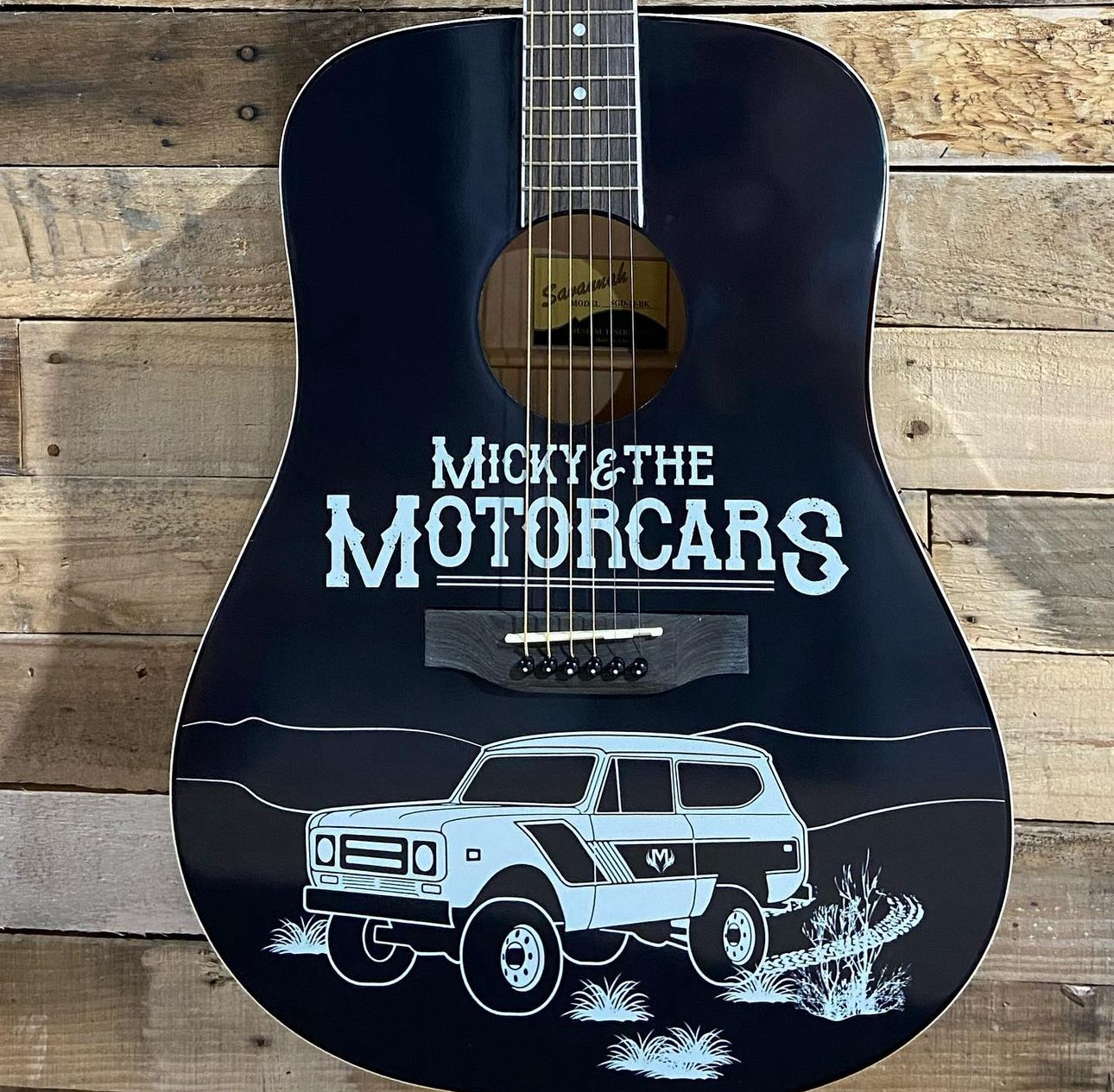 MMC wrapped acoustic guitar