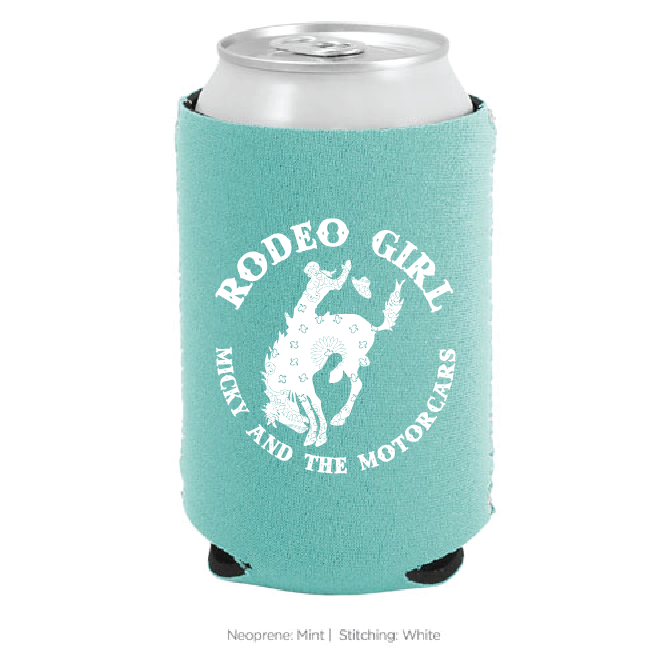 Rodeo Girl Koozie- Red, Teal, Aqua or Lilac