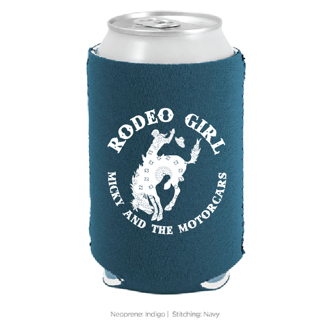 Rodeo Girl Koozie- Red, Teal, Aqua or Lilac